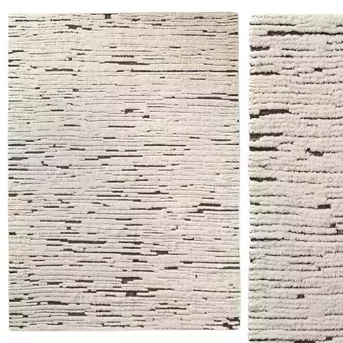 MORSE WOOL RUG Ivory Charcoal