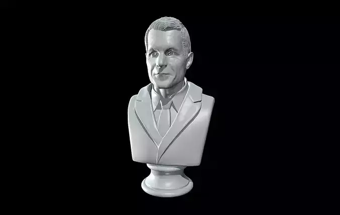 Military General Richard D Clarke 3D print model