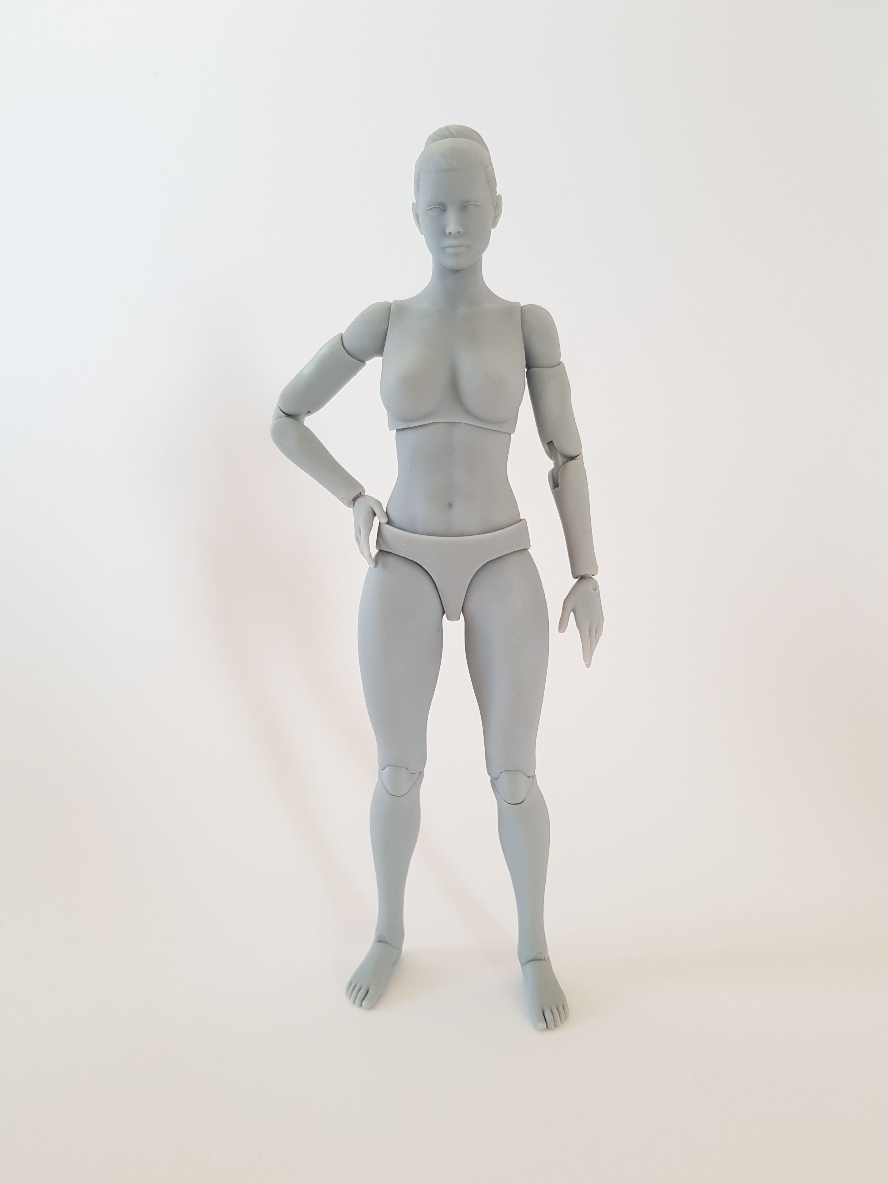 Female Articulated Action Figure 3D print model_3