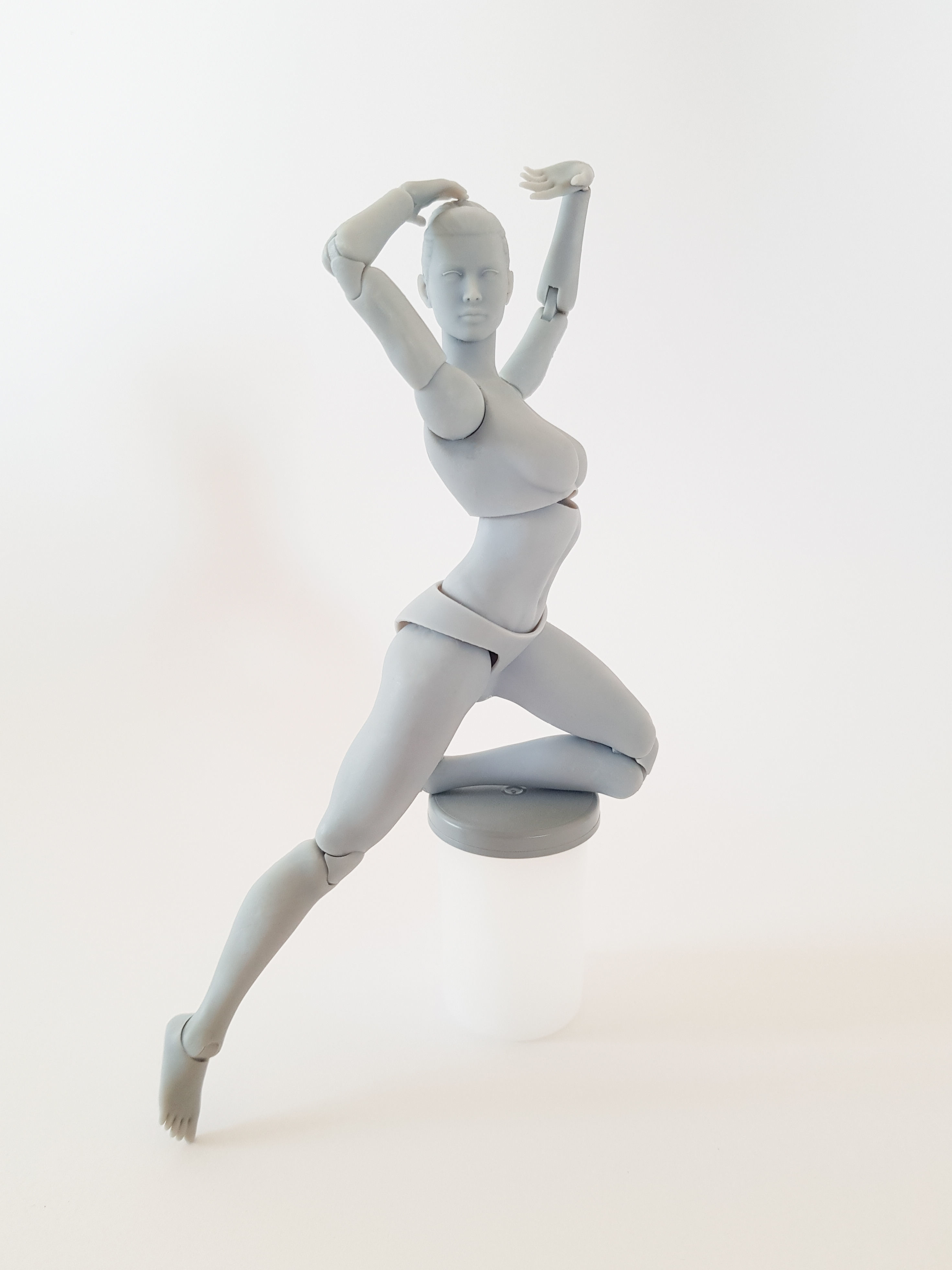 Female Articulated Action Figure 3D print model_8