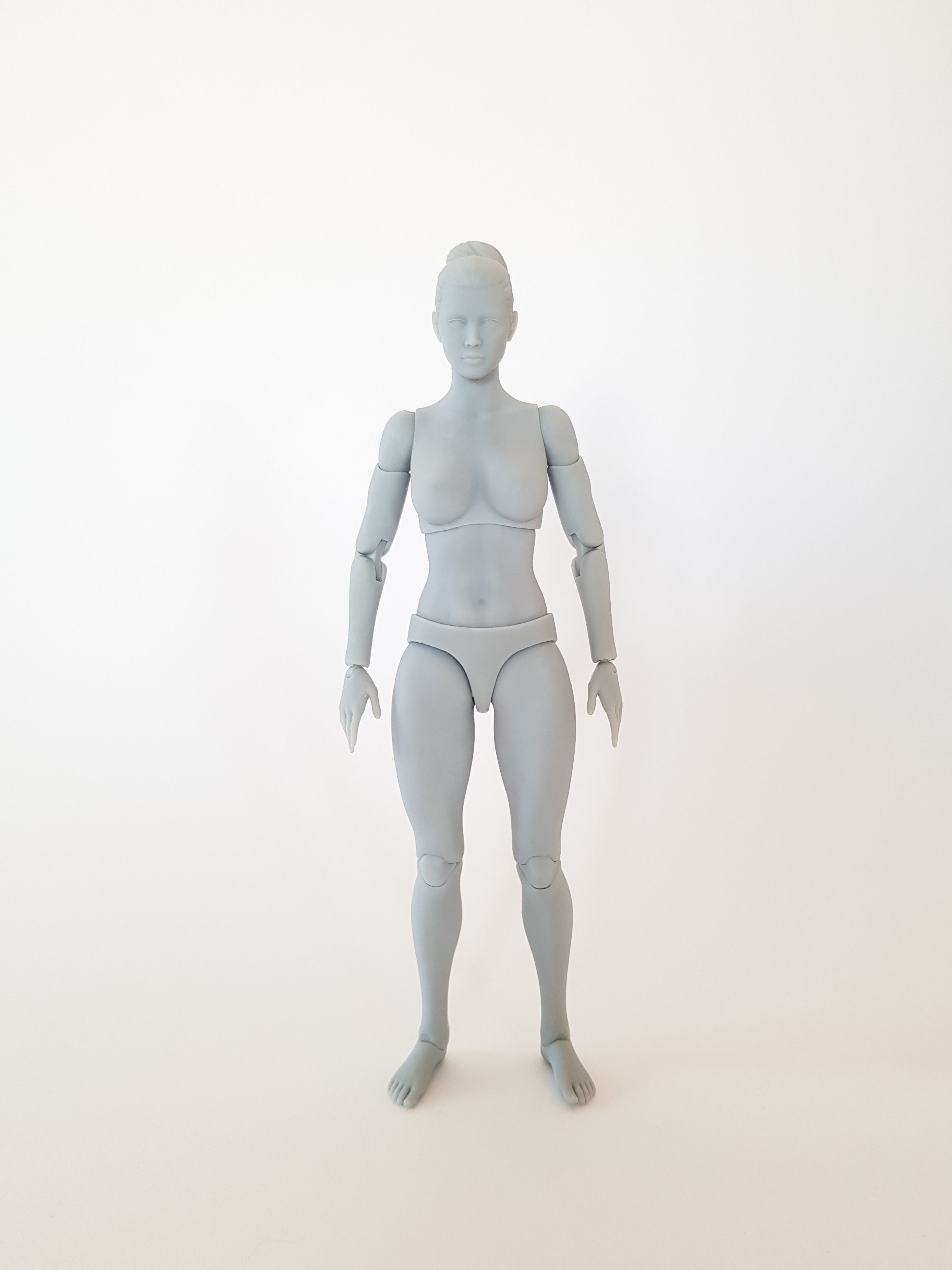 Female Articulated Action Figure 3D print model_2