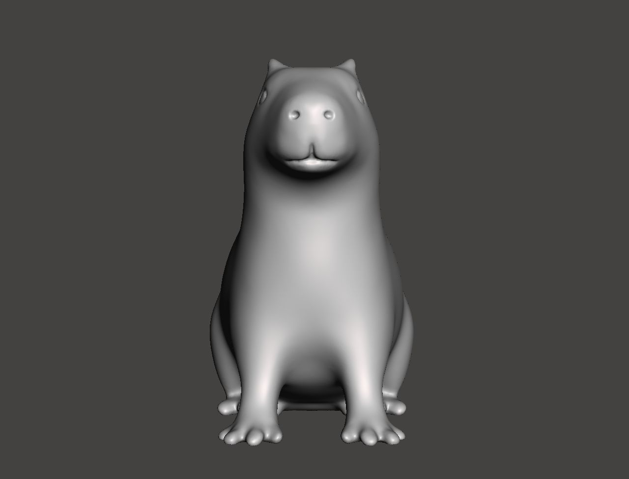 Capybara 3D print model_7