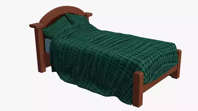 Cartoon Wood Bed