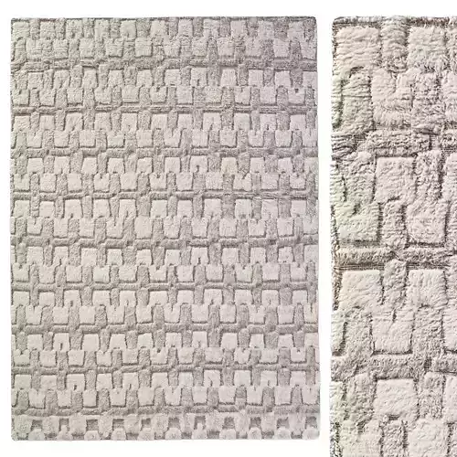 TAZI WOOL RUG 3D model
