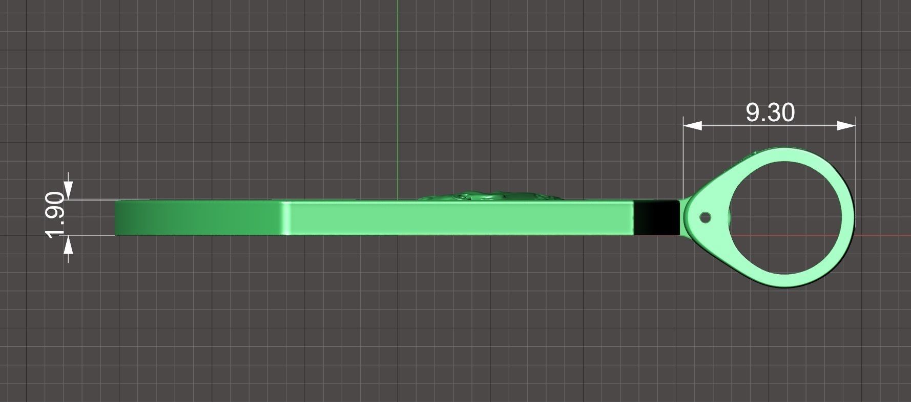 Pendant Cossack of free Ukraine 3D print model_7