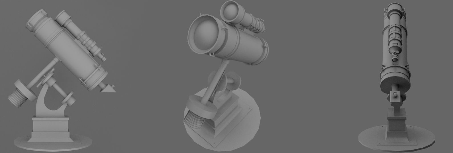 Large Telescope 3D model_1