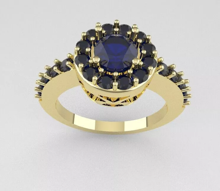 anillo de compromiso talla 6 3D print model