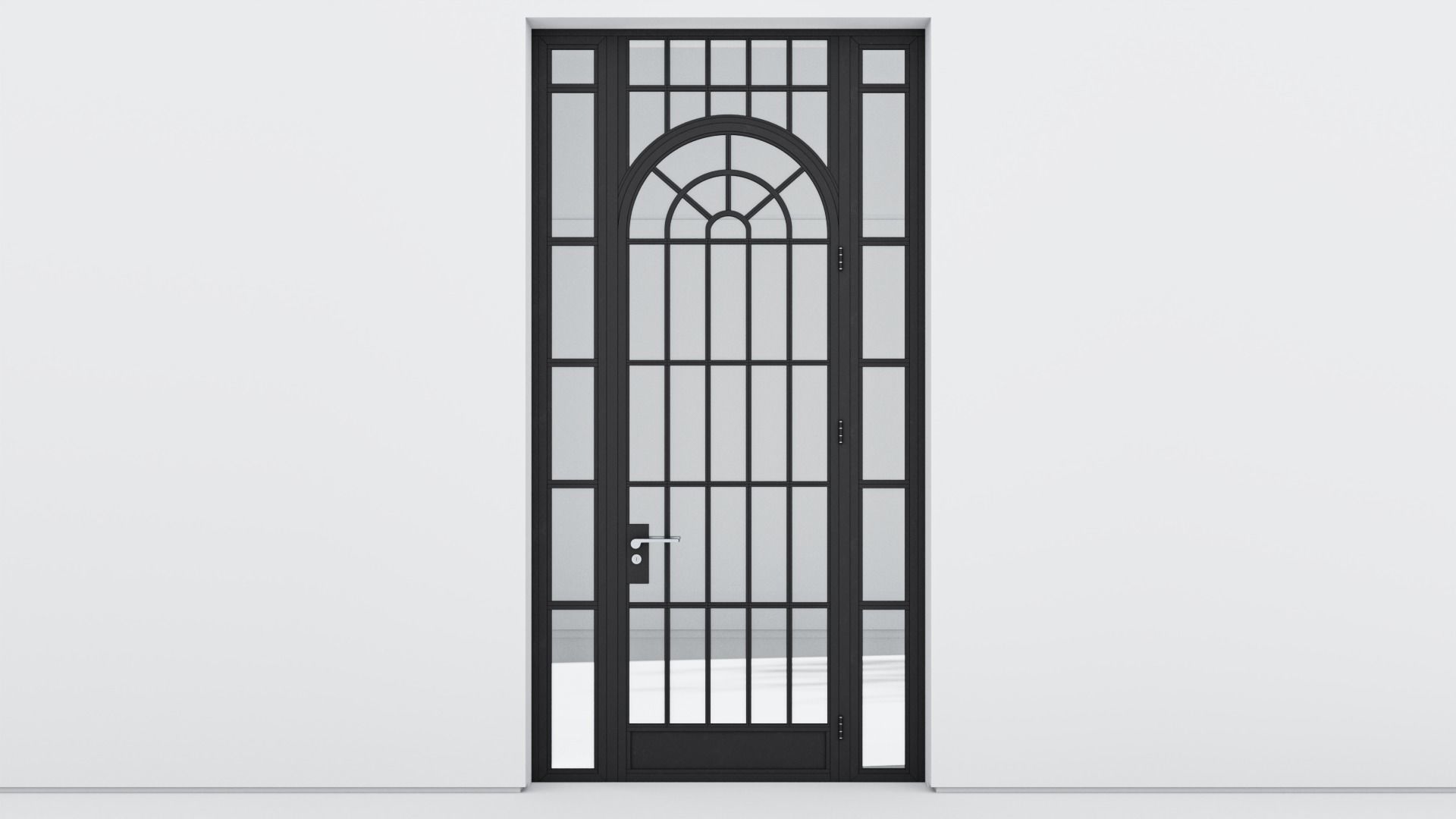 Aluminium door 330 3D model_1