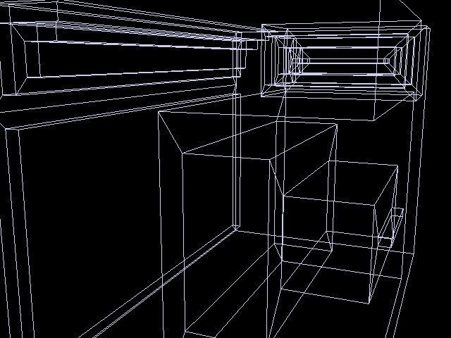 Isometric Modern Table Lowpoly Low-poly 3D model_12