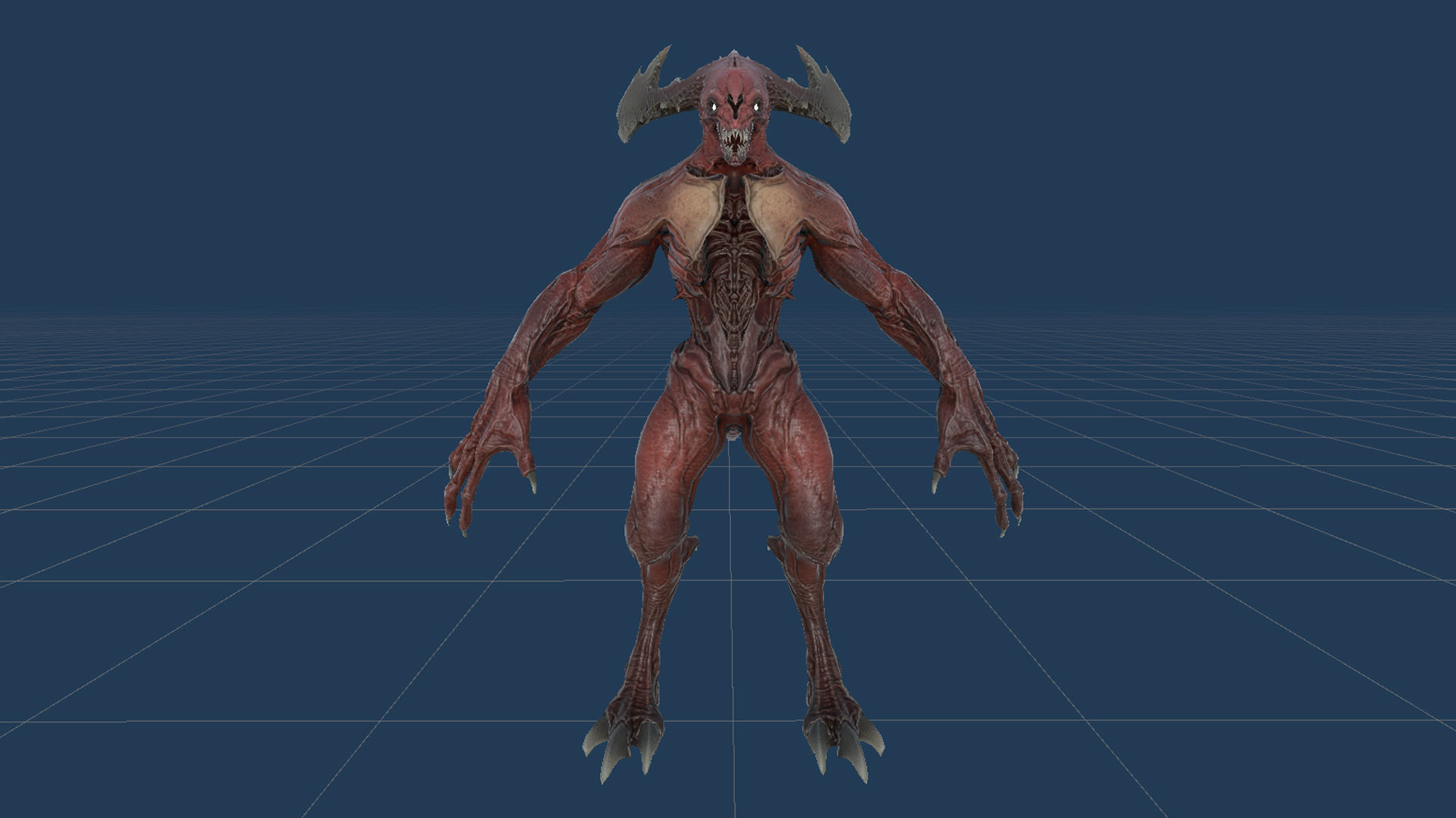 Demon Character 3 Low-poly 3D model_28