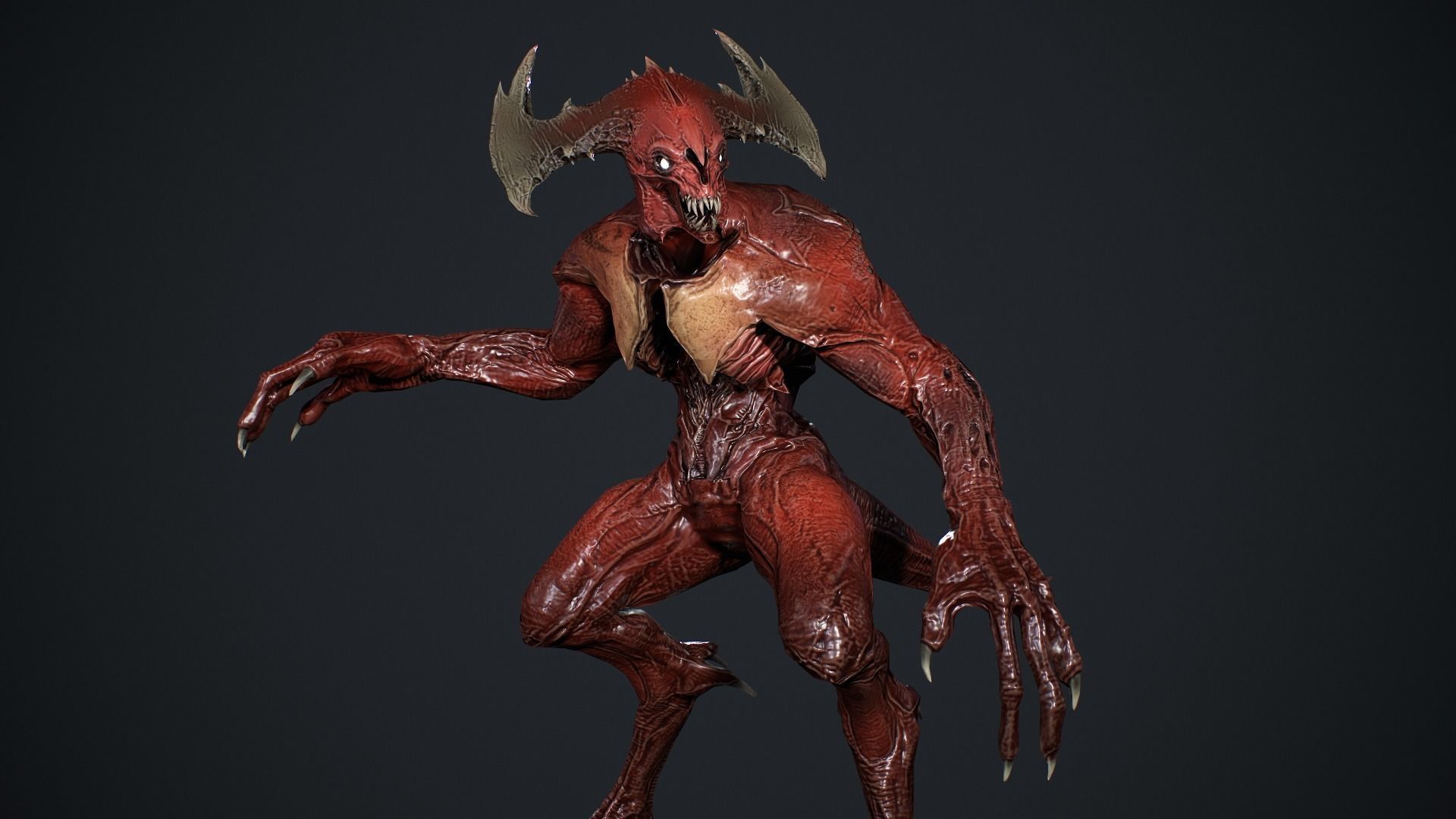 Demon Character 3 Low-poly 3D model_18