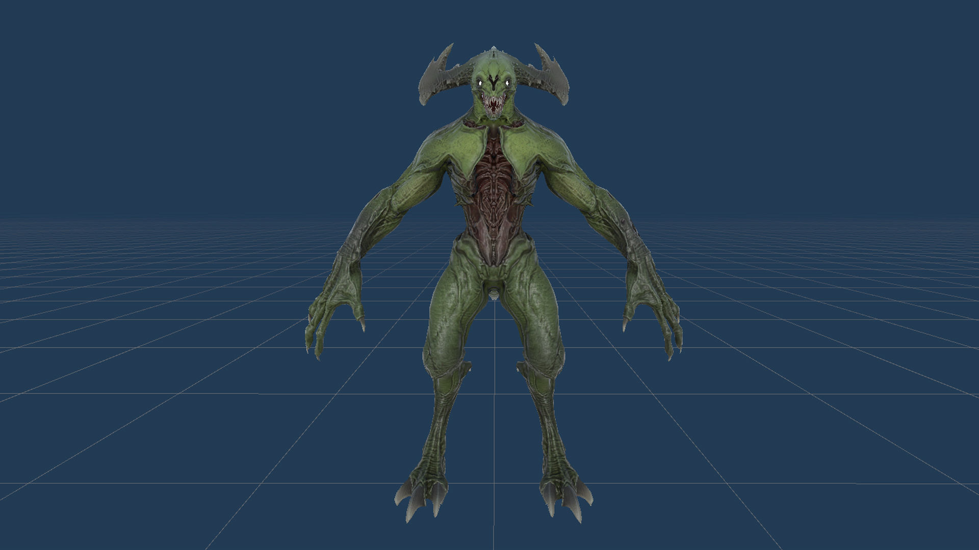 Demon Character 3 Low-poly 3D model_27