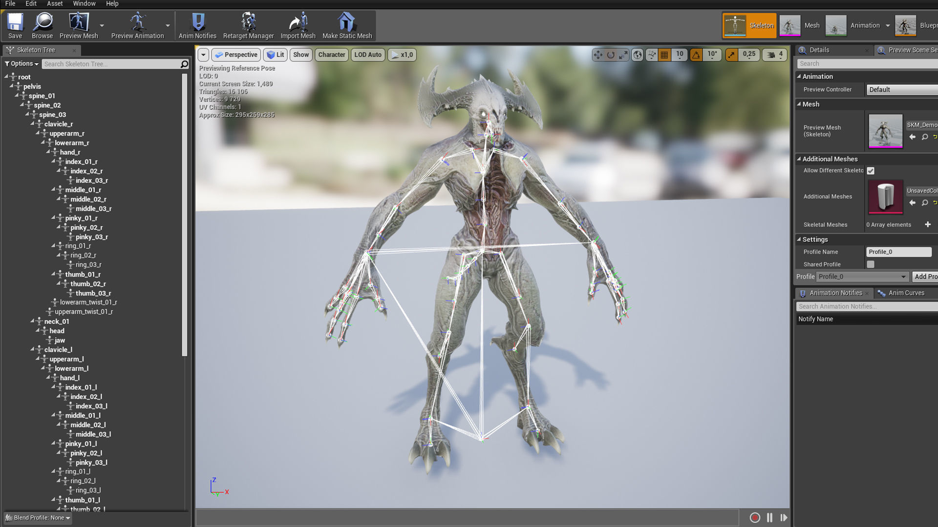 Demon Character 3 Low-poly 3D model_25