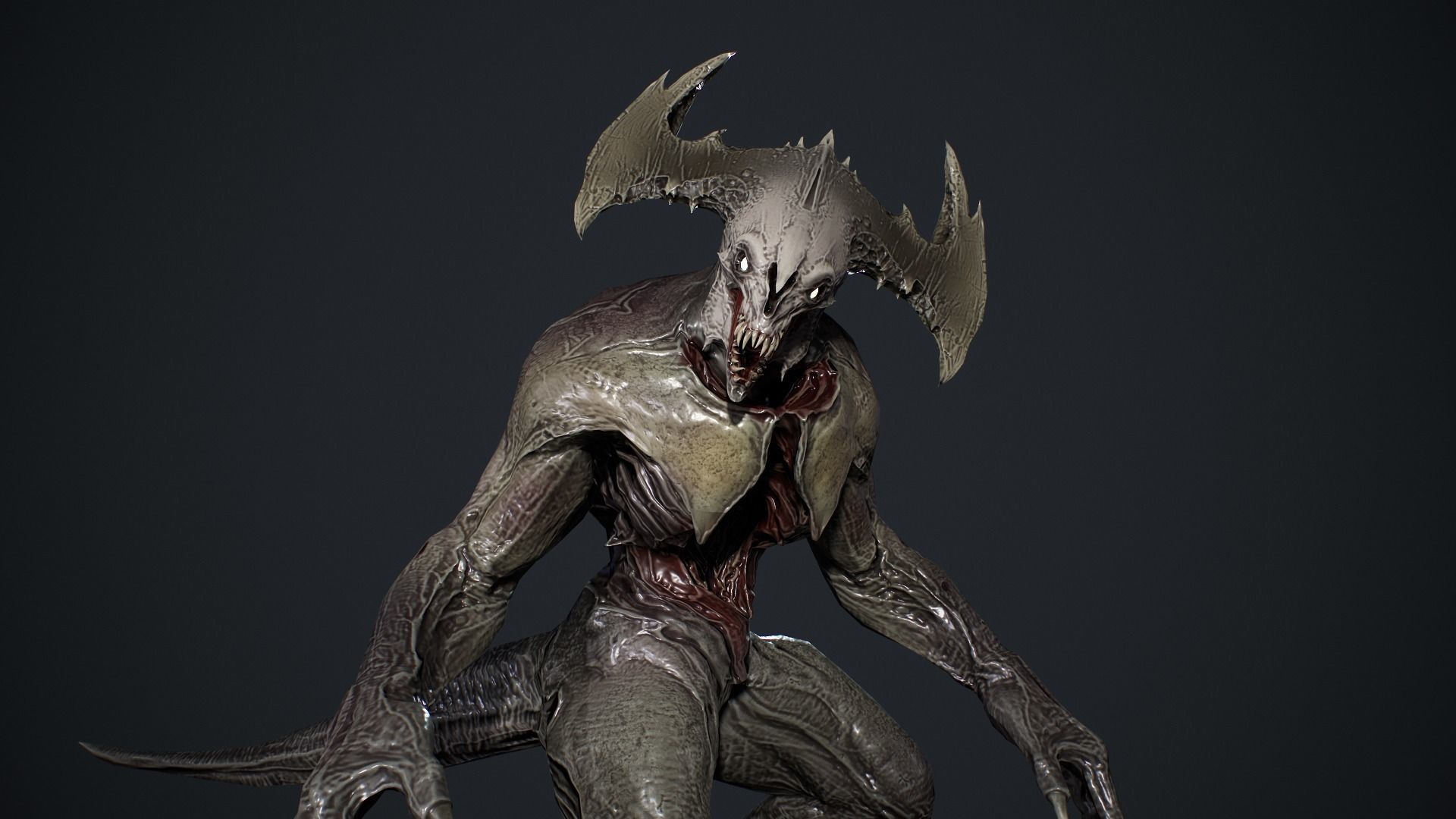 Demon Character 3 Low-poly 3D model_19