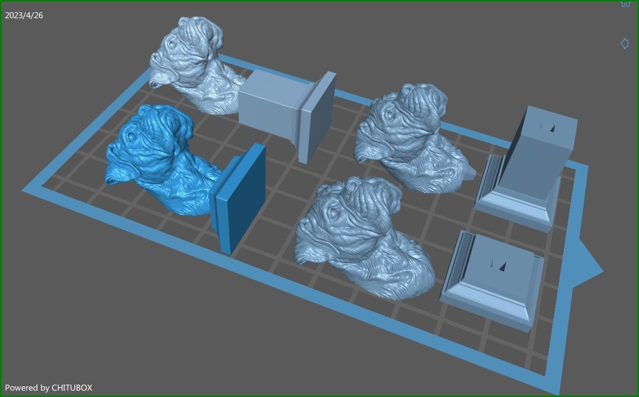 Deutscher Boxer bust 3D print model_27