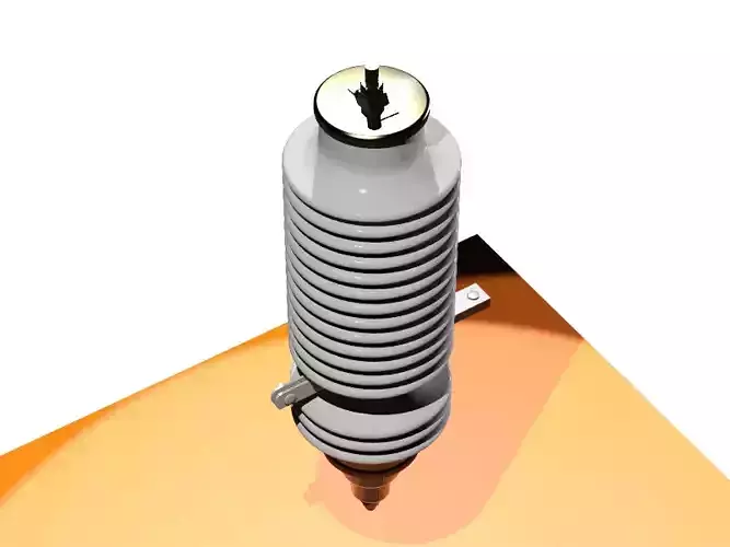 pararrayos de alta tension 3D model