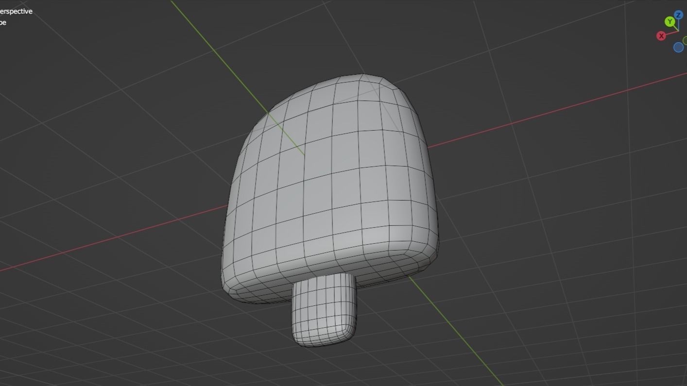 Icecream Boomerang fu Low-poly 3D model_6