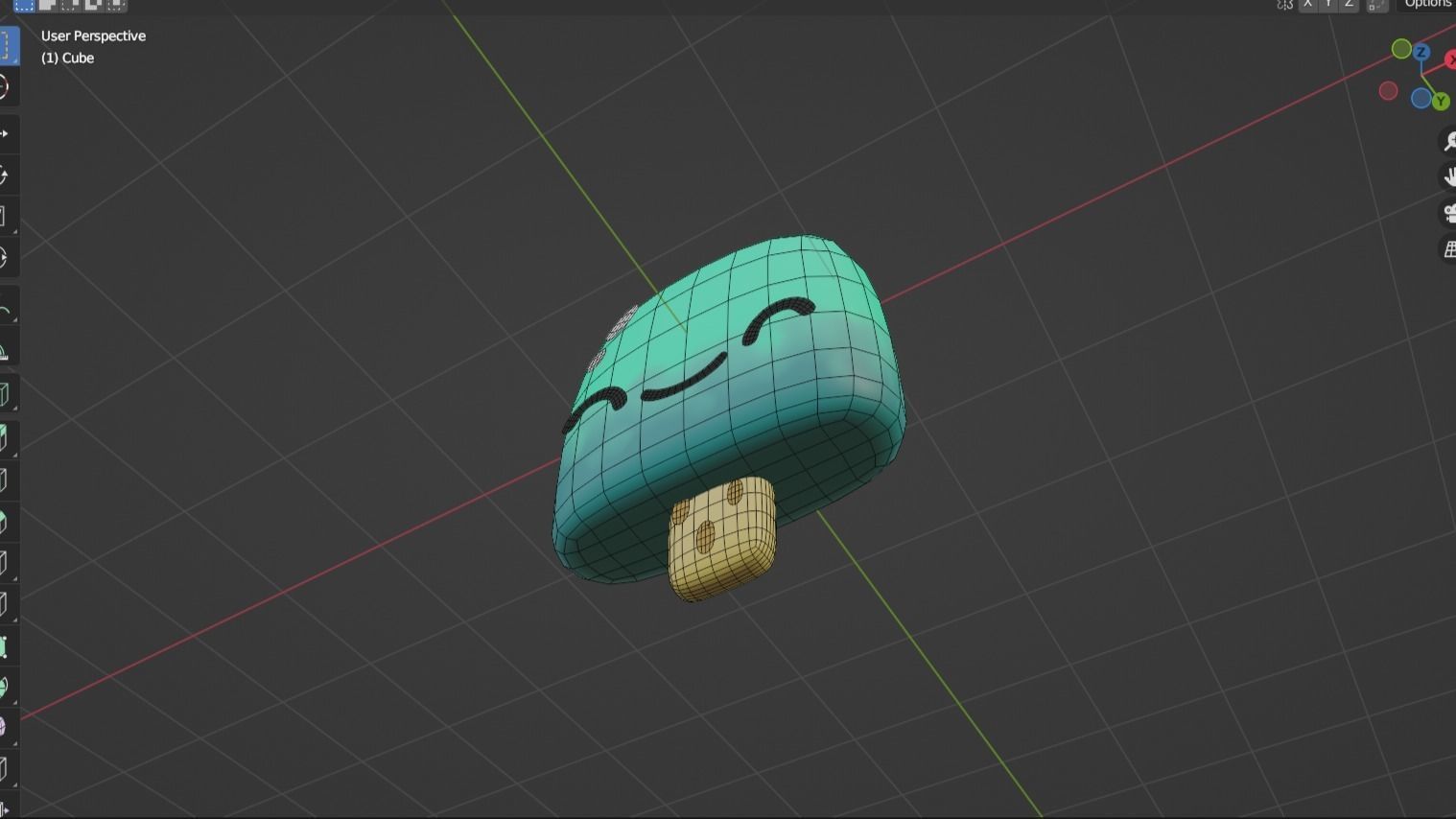 Icecream Boomerang fu Low-poly 3D model_2