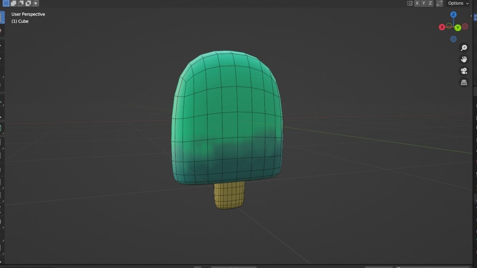 Icecream Boomerang fu Low-poly 3D model_3