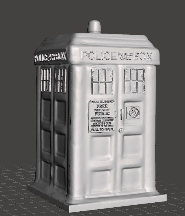 dr who tardis 3D print model_2