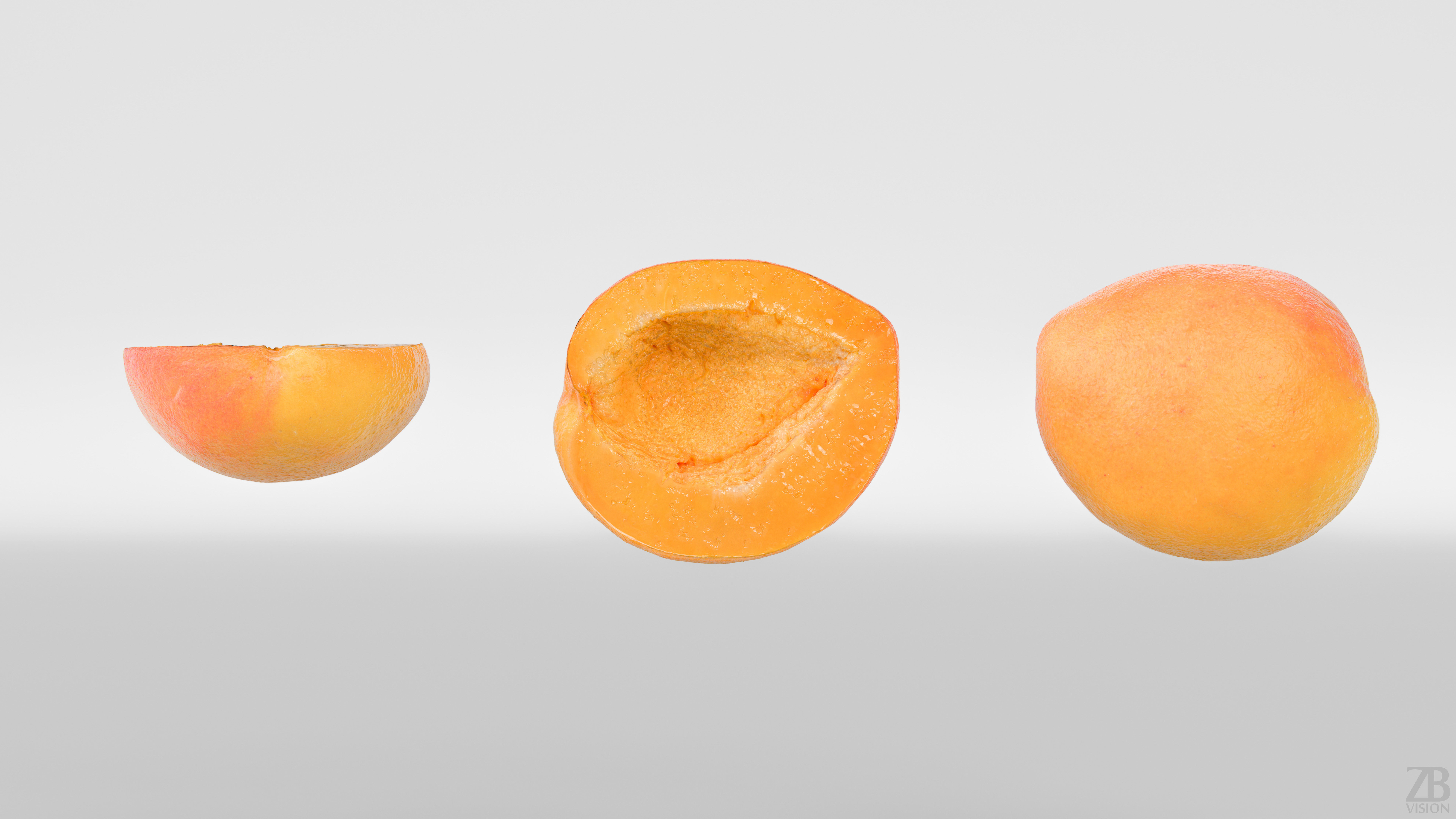 Apricot 3D model_4