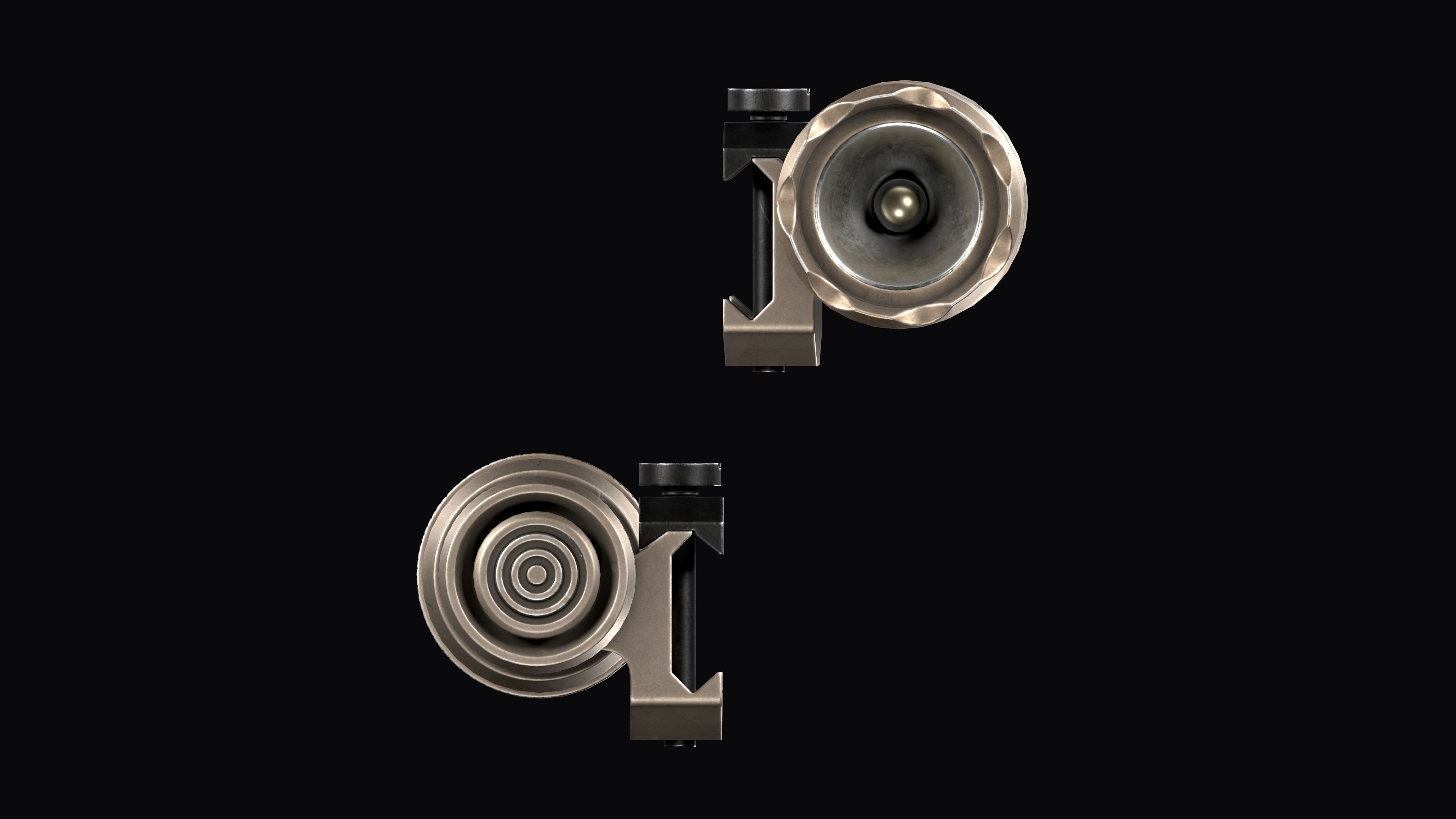 Insight WMX200 Tactical Weapon Light Low-poly 3D model_15