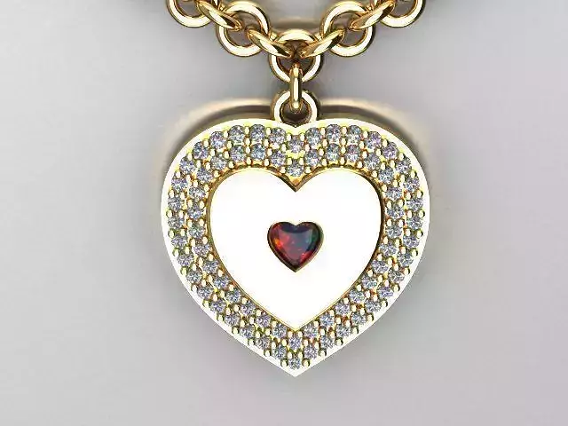 heart pendnat