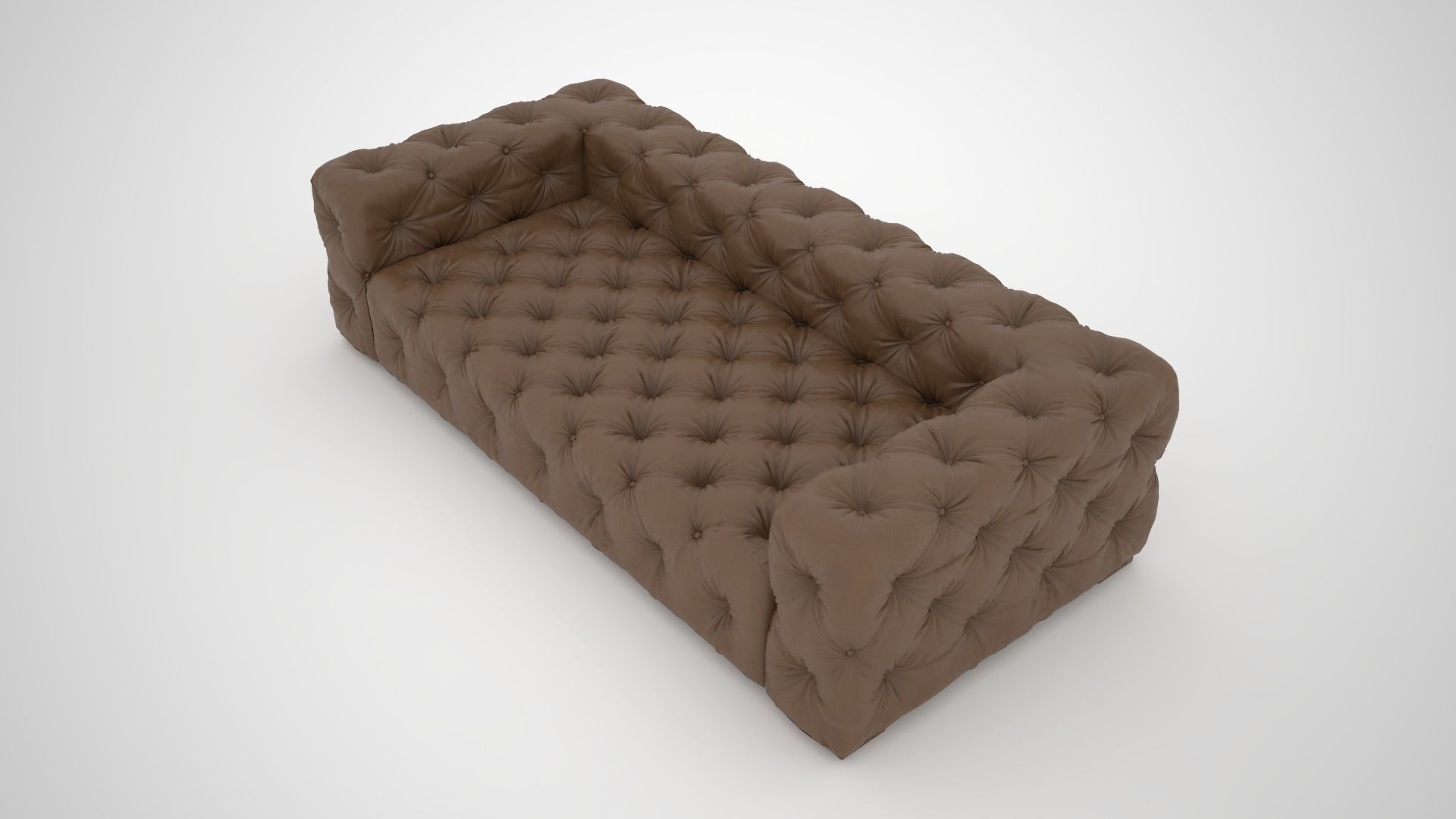 Leather Sofa Armchair 3D model Free 3D model_2