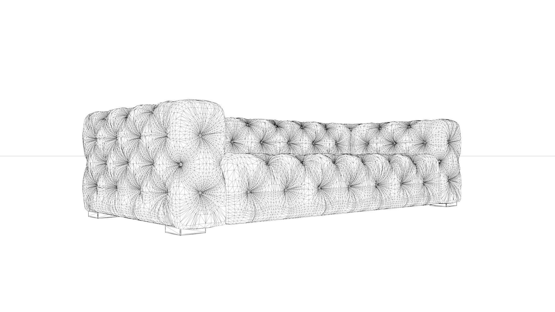 Leather Sofa Armchair 3D model Free 3D model_7