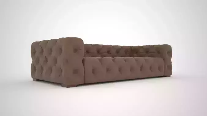 Leather Sofa Armchair 3D model Free 3D model