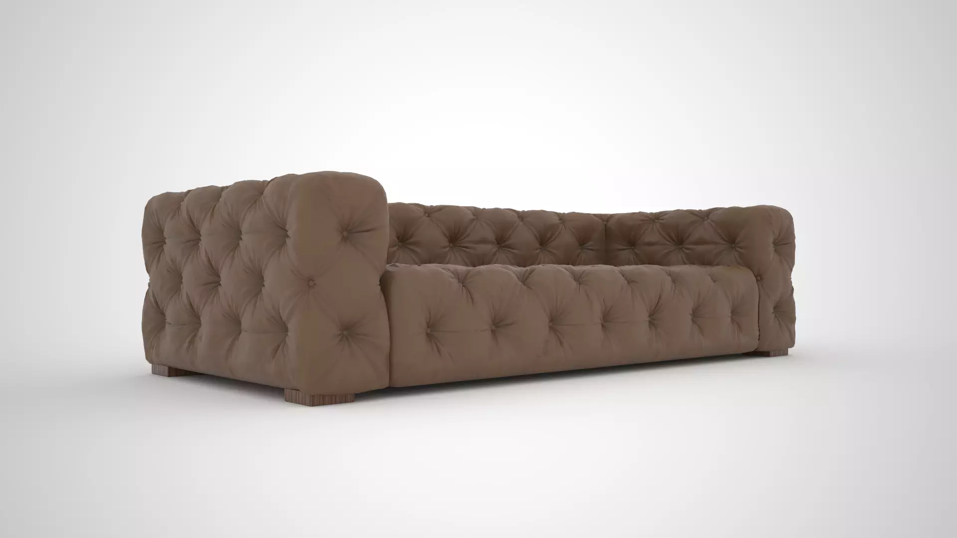 Leather Sofa Armchair 3D model Free 3D model_0
