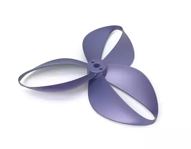 Toroidal drone propeller - 3 blades 3D print model