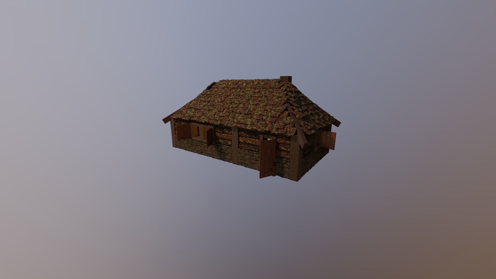 MEDIEVAL HOUSE 2 - LEVEL 1 by RogueFilmProductions 3D model_3