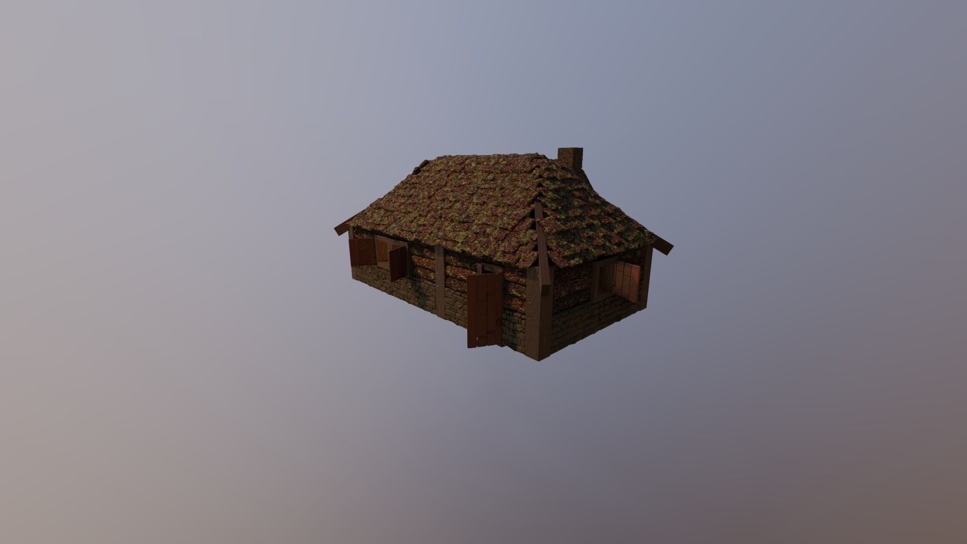 MEDIEVAL HOUSE 2 - LEVEL 1 by RogueFilmProductions 3D model_4
