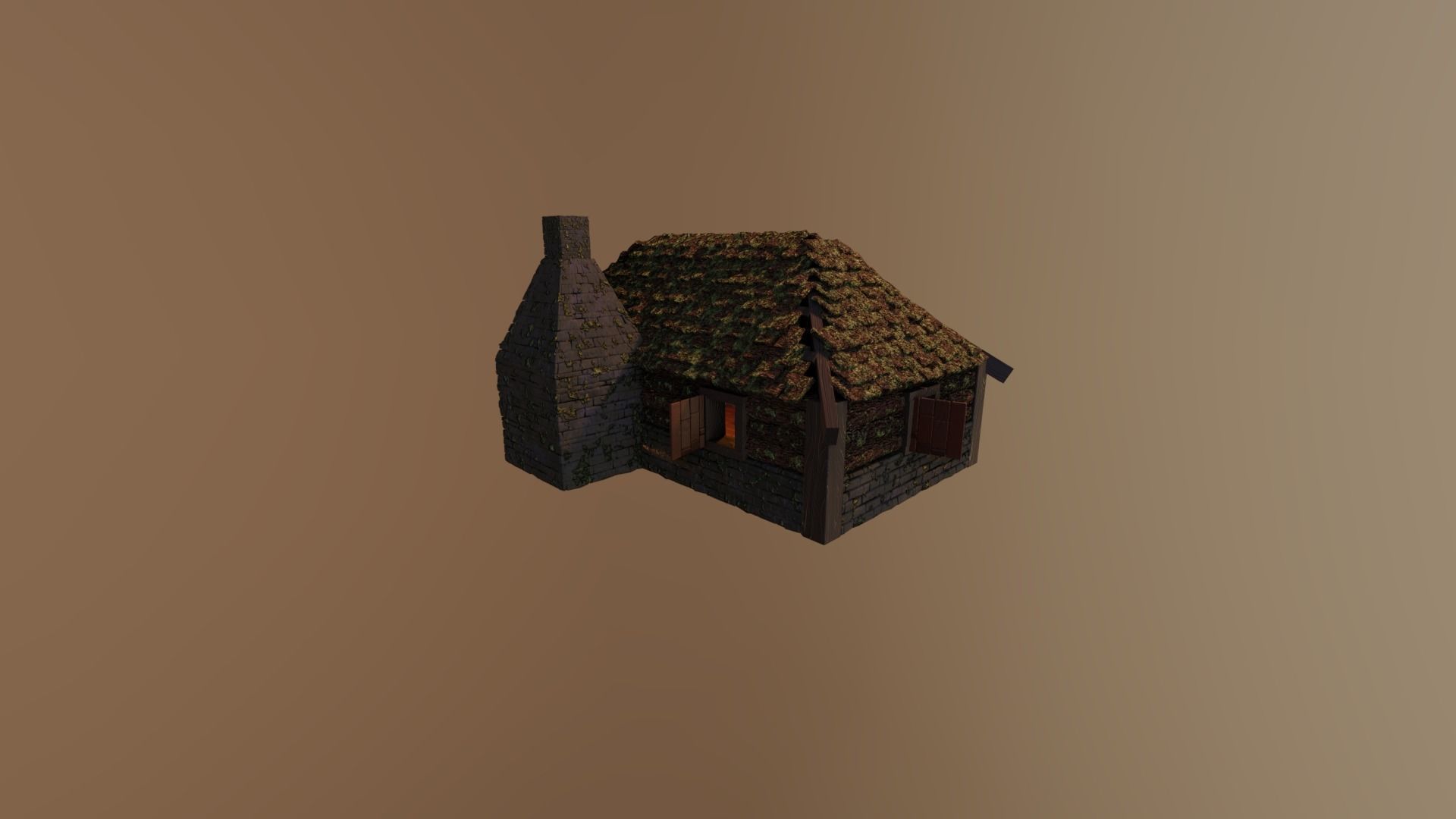 MEDIEVAL HOUSE 2 - LEVEL 1 by RogueFilmProductions 3D model_9