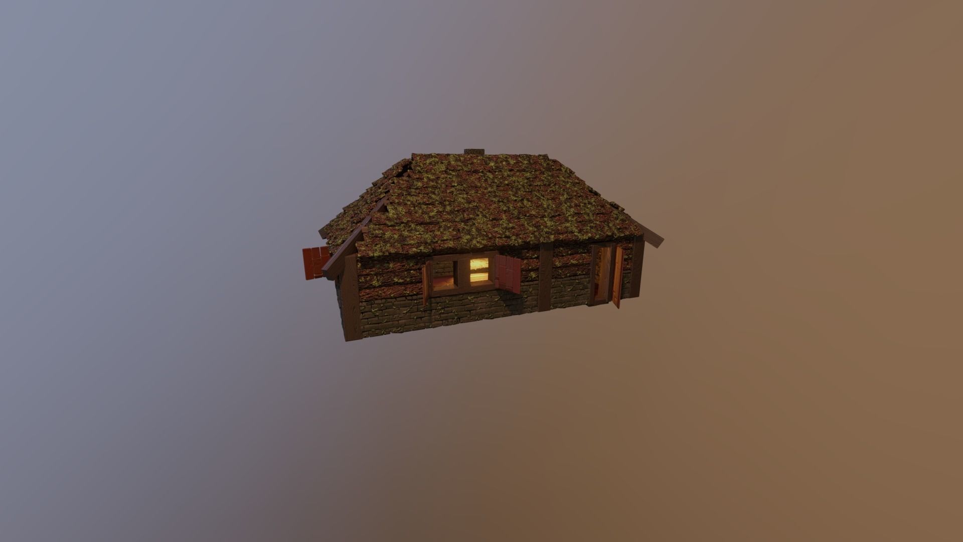 MEDIEVAL HOUSE 2 - LEVEL 1 by RogueFilmProductions 3D model_1
