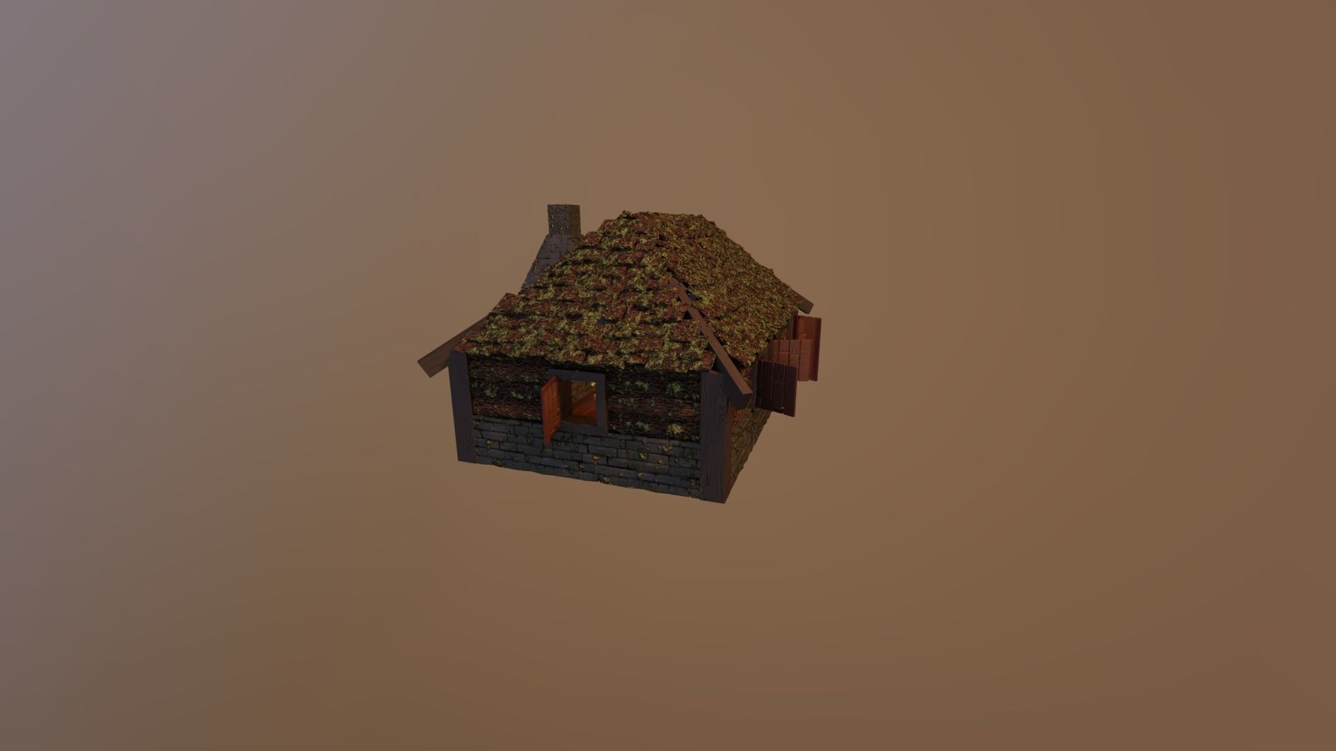 MEDIEVAL HOUSE 2 - LEVEL 1 by RogueFilmProductions 3D model_12