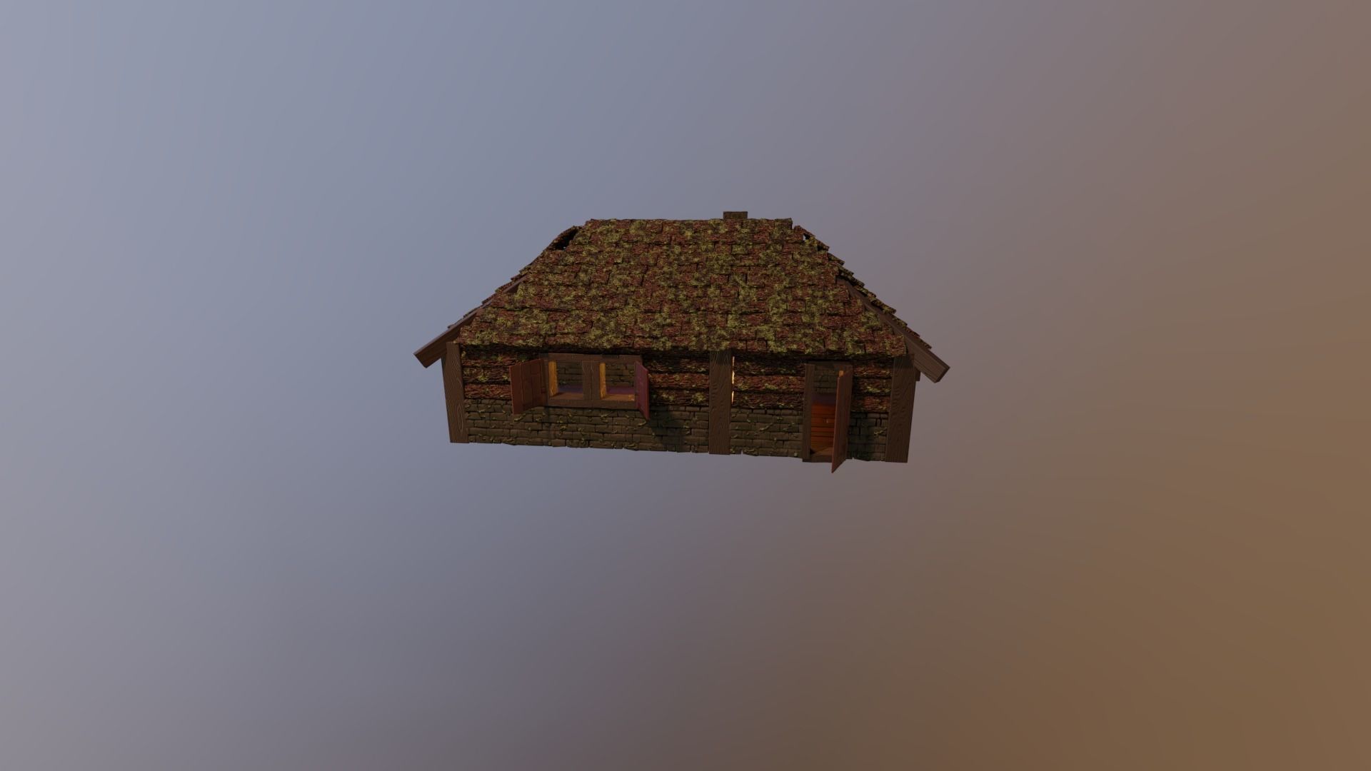 MEDIEVAL HOUSE 2 - LEVEL 1 by RogueFilmProductions 3D model_2