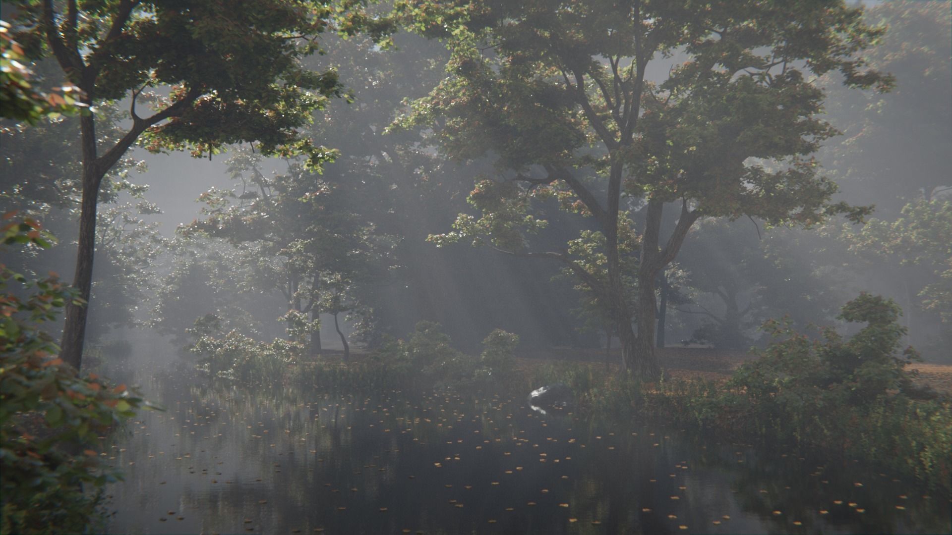 British Forest 3d Scene 3D model_2