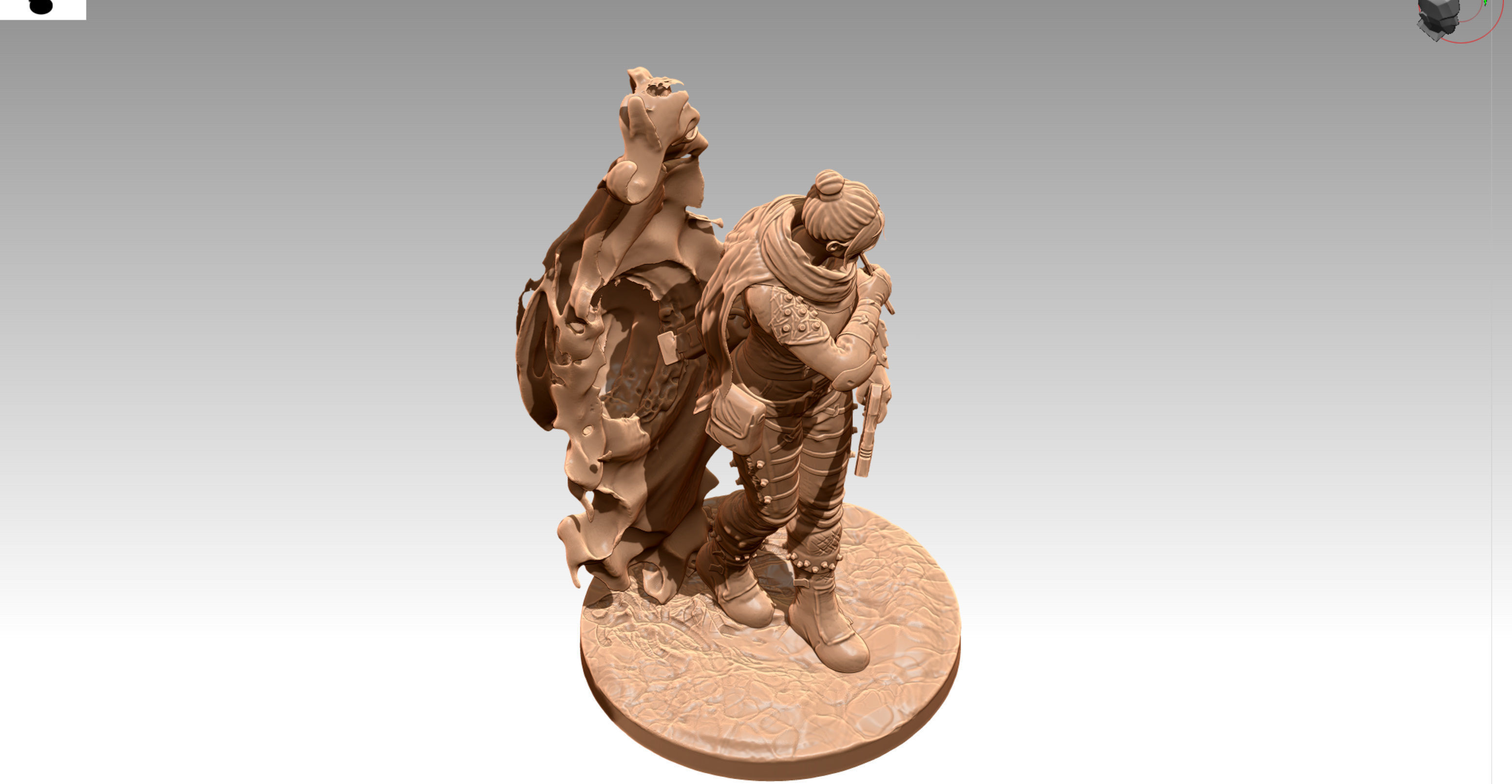 Apex Legends Wraith 3D print OBJ STL 3D print model_18