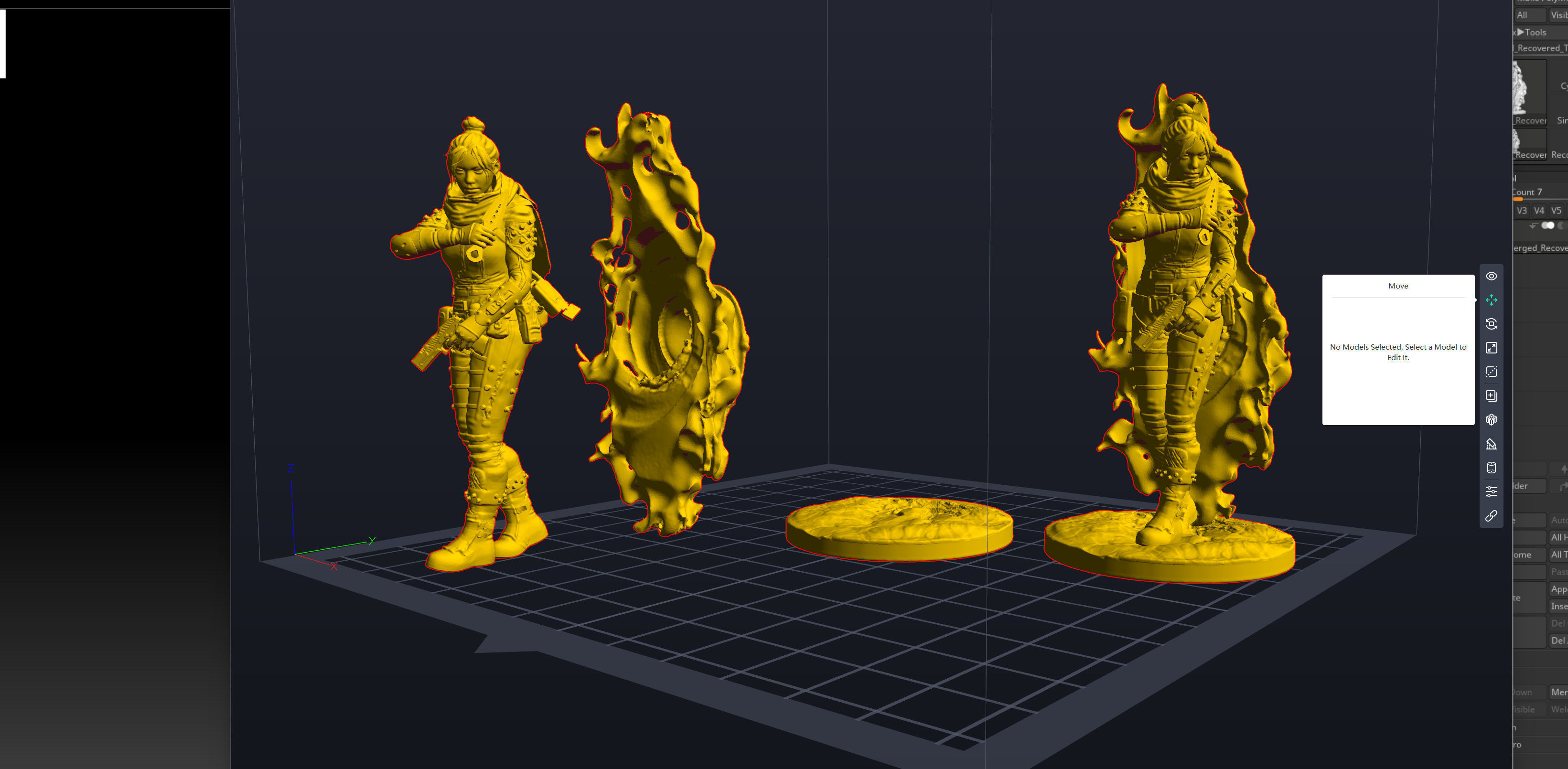 Apex Legends Wraith 3D print OBJ STL 3D print model_4
