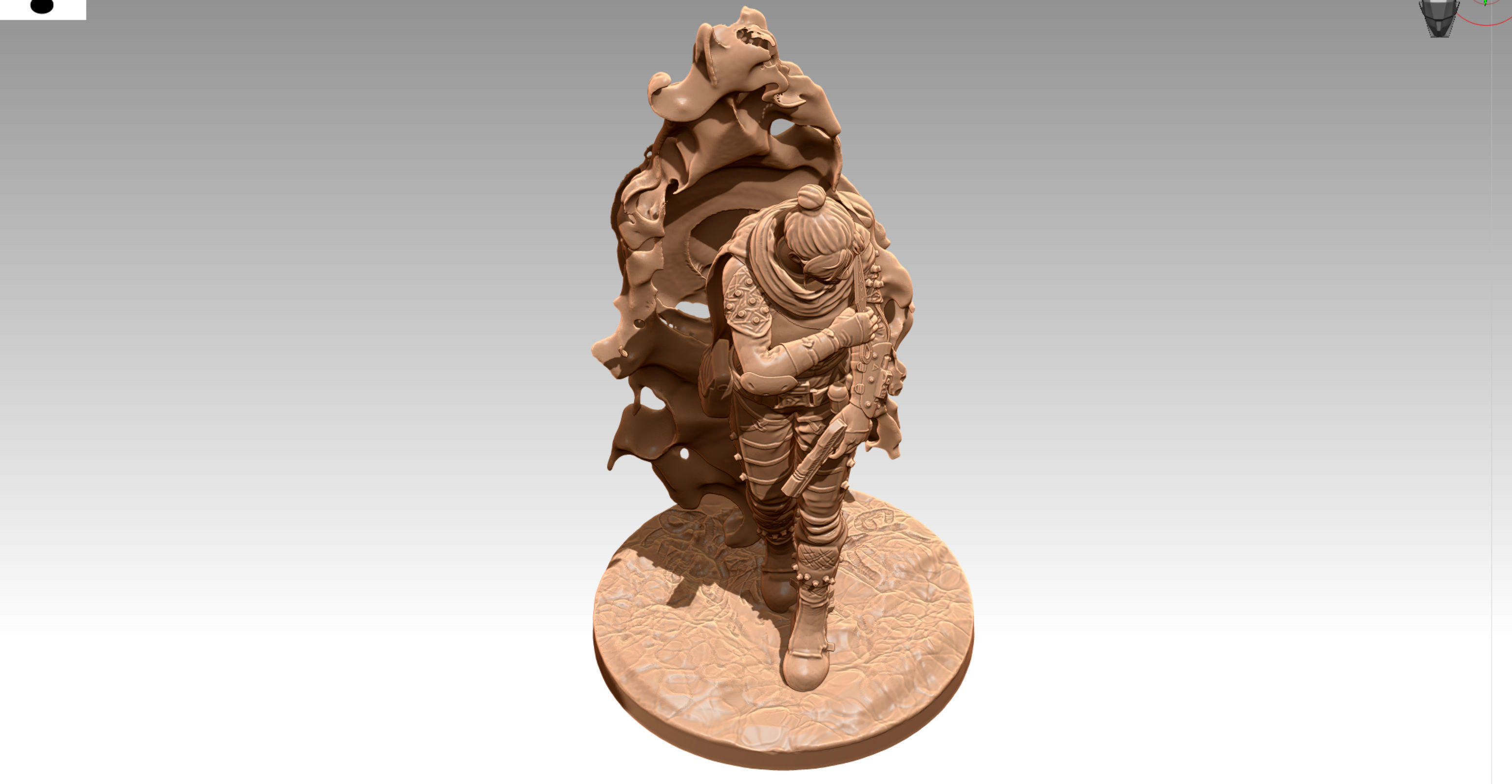 Apex Legends Wraith 3D print OBJ STL 3D print model_14