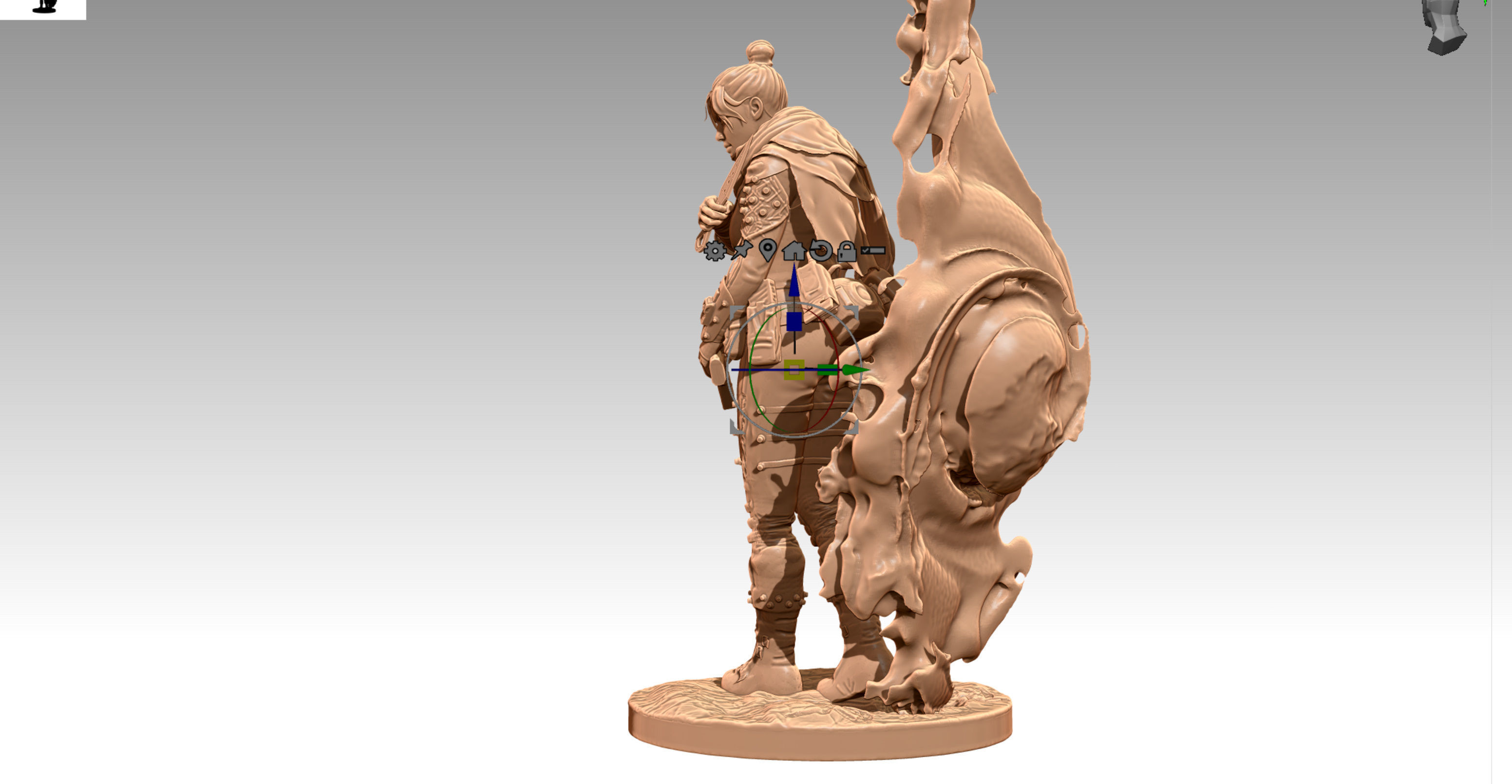 Apex Legends Wraith 3D print OBJ STL 3D print model_8