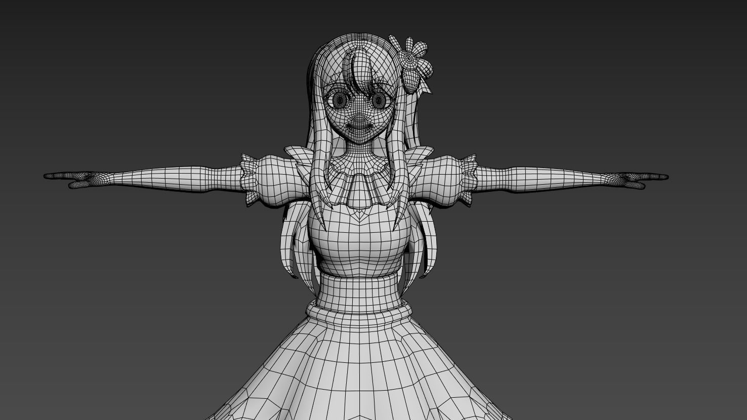 Oshi no Ko Hoshino Ai VRChat Avatar 3D model_5