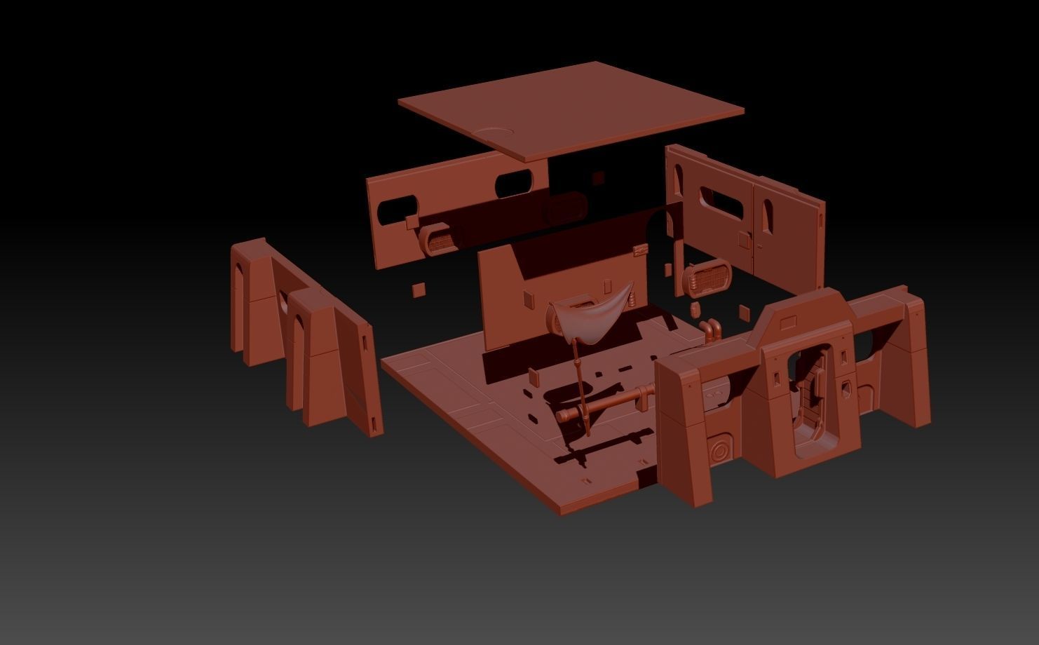 Mando Ranch Home 3D print model_4