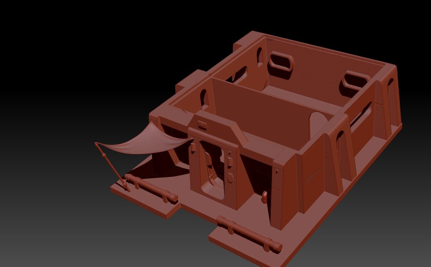 Mando Ranch Home 3D print model_2