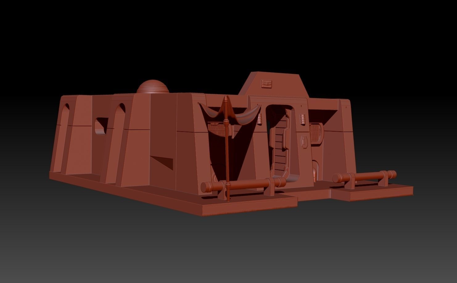 Mando Ranch Home 3D print model_1