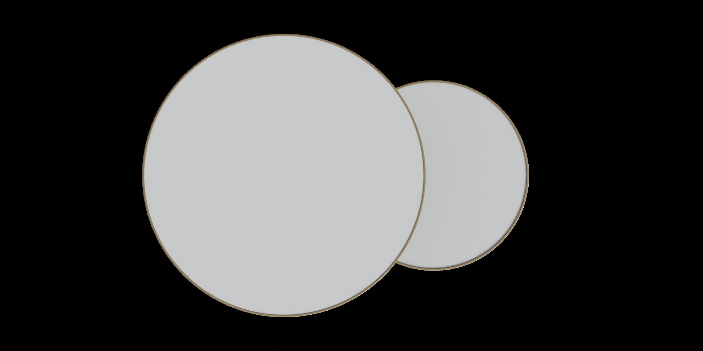 High-Low End Table Low-poly 3D model_1