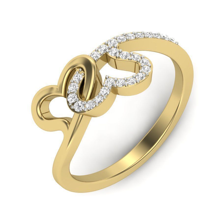 heart rings collection 3D print model_8
