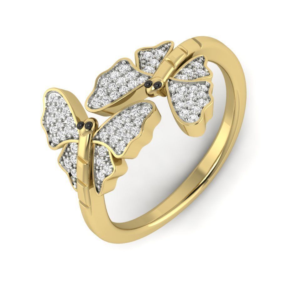 heart rings collection 3D print model_2
